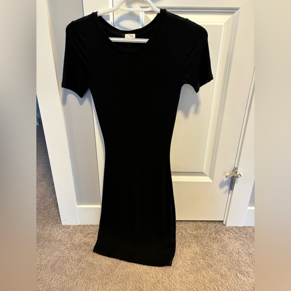 GARAGE Black Mini T-Shirt Dress - Picture 1 of 3